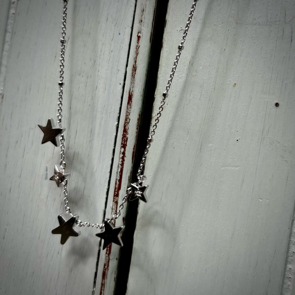 Kendra Scott Silver Jae Star Necklace, NWT - Picture 8 of 11